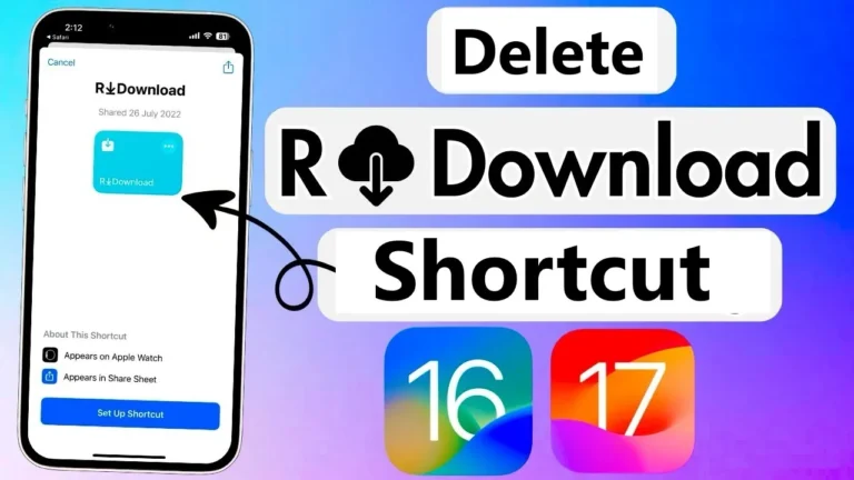 Delete R Download Shortcut