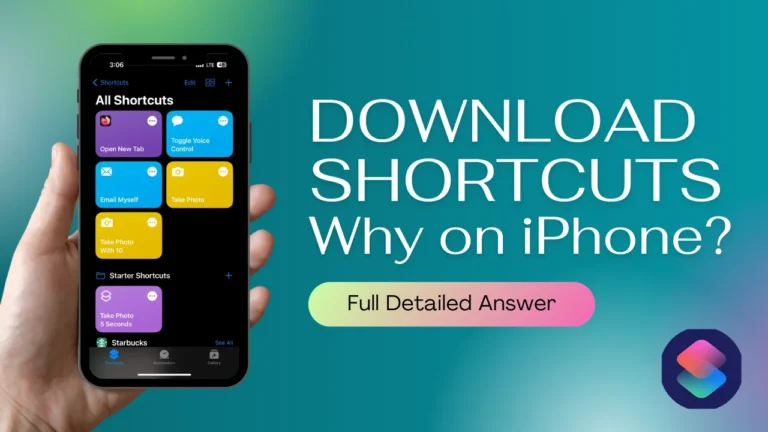 download shortcuts on iPhone